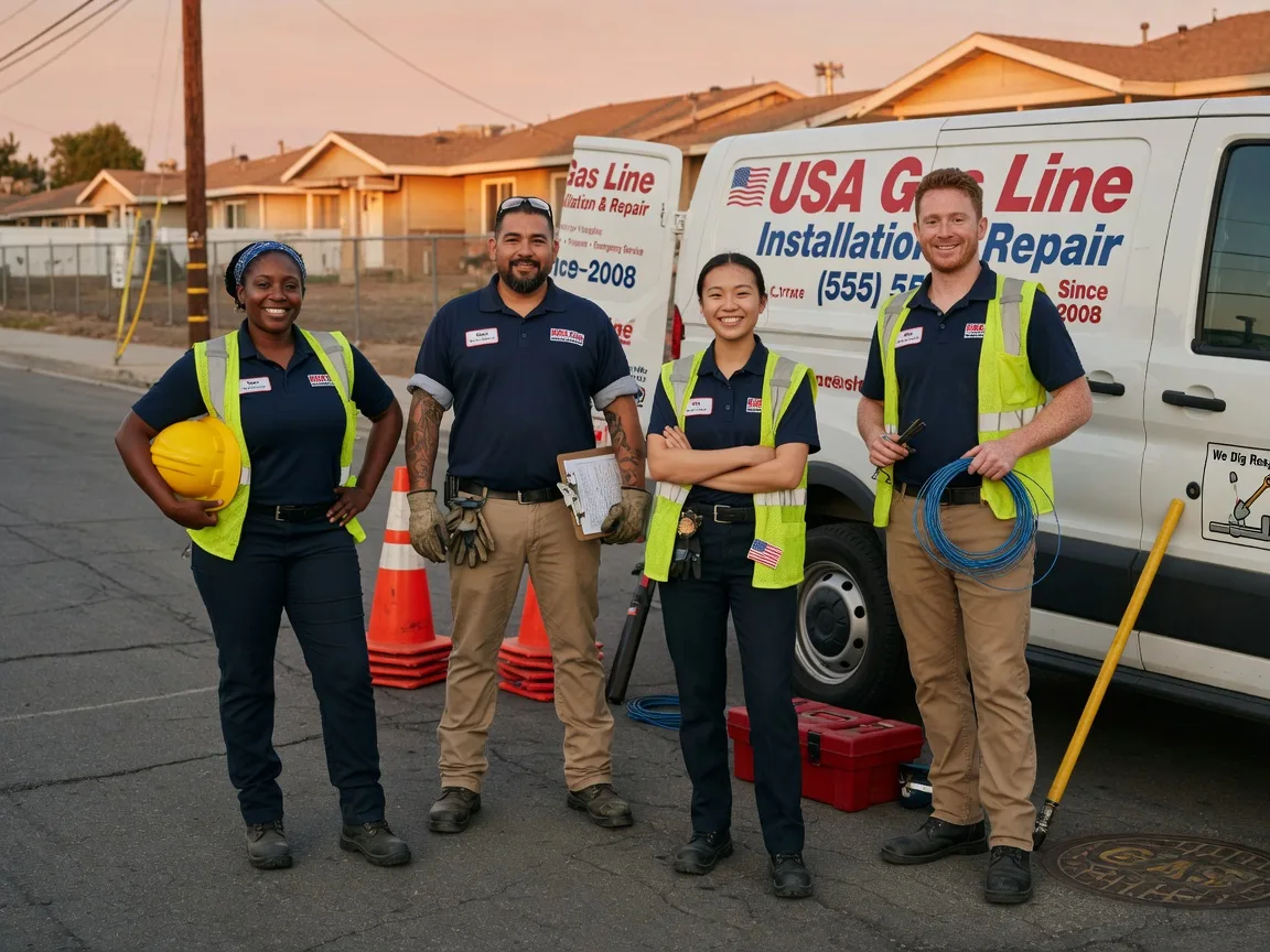 Gas Line Installation company in Strawberry, CA